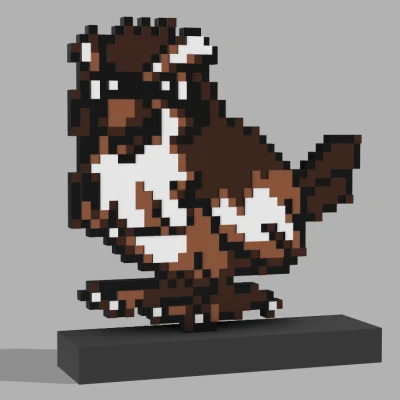 Chim Bồ Câu Dễ Thương Phong Cách 8bit Retro (Không Phải Pidgey)