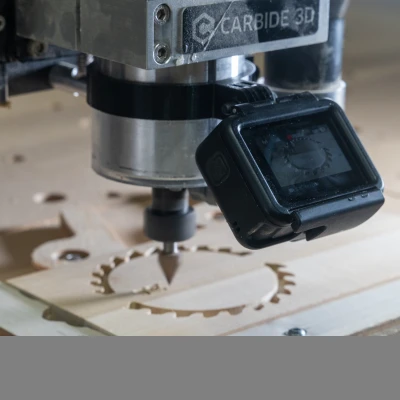 Đế GoPro Cánh Tay Nối Dài 100mm Cho Máy CNC Router Trục Chính 65mm