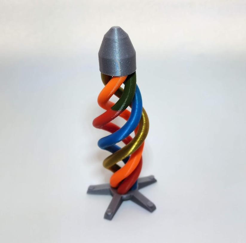 Bài thử nghiệm xoắn ốc đa màu