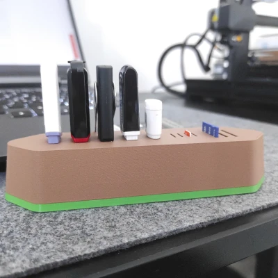 Hộp Đựng USB & Thẻ MicroSD/SD Hình Lục Giác