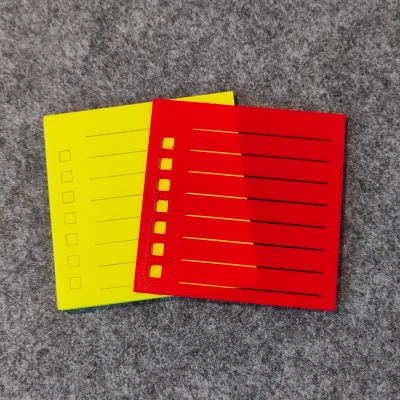 Khuôn Vẽ Gạch Đầu Dòng Cho Giấy Ghi Chú