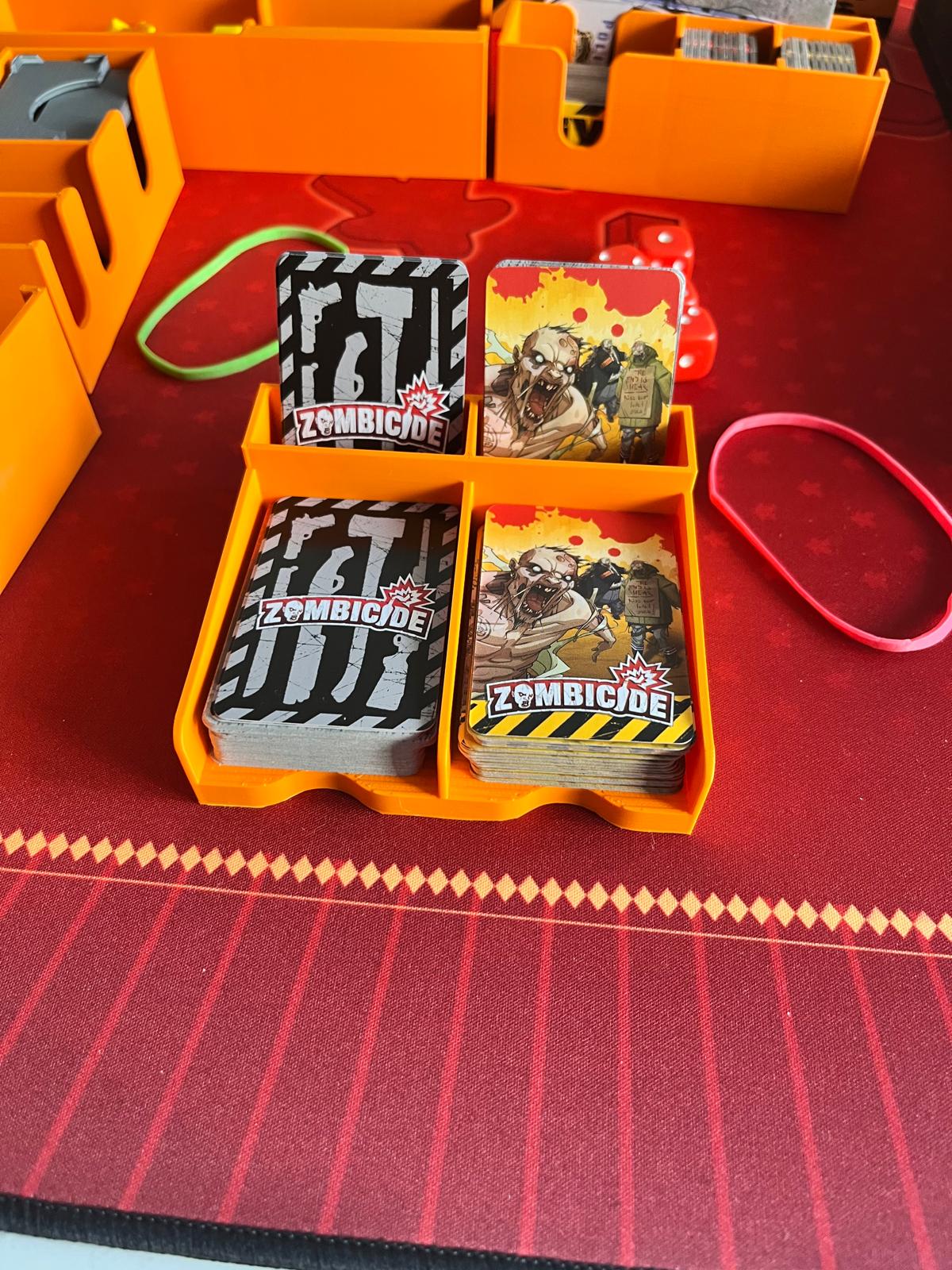 Khay Bài Zombicide (Thêm bản đôi và đơn, có chỗ bỏ bài)
