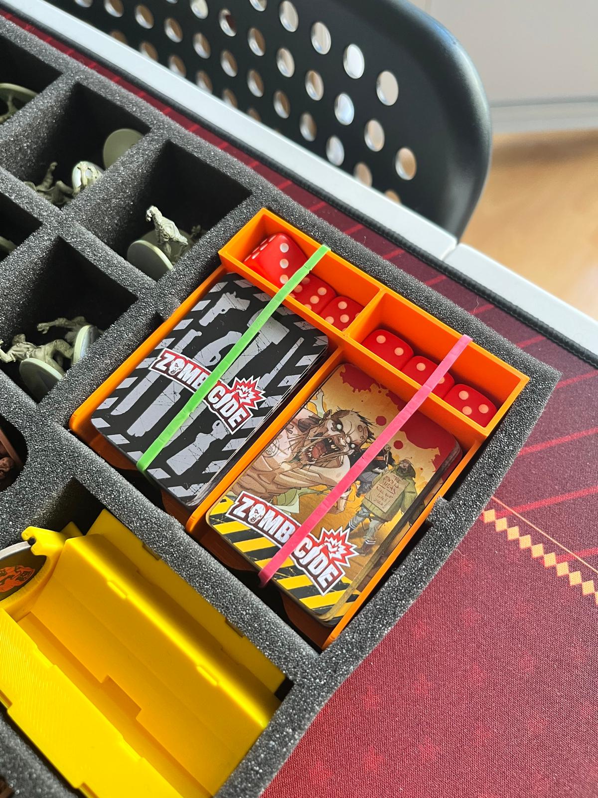 Khay Bài Zombicide (Thêm bản đôi và đơn, có chỗ bỏ bài)