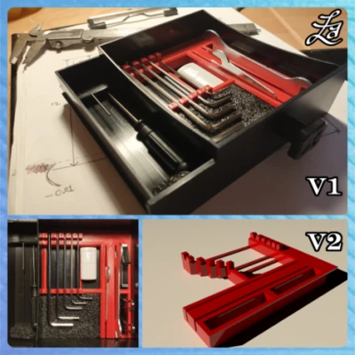Ender 3 V2 - Hộp Đựng Ngăn Kéo