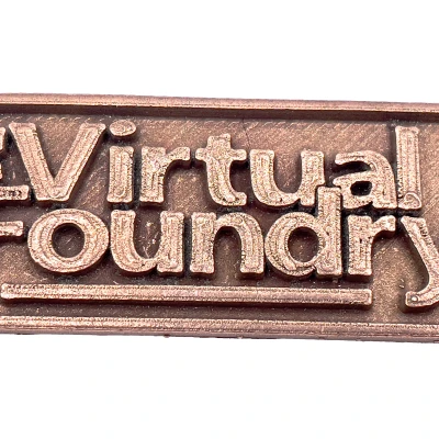 Mẫu In Thử Nghiệm Logo The Virtual Foundry