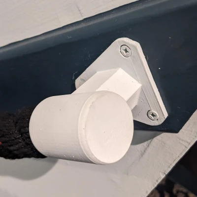 Pát/Tay vịn gắn dây thừng dày 38mm