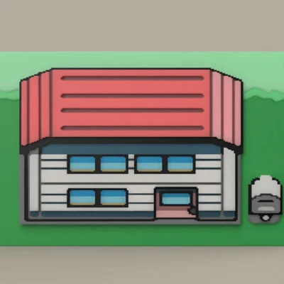 Khung Tranh Pokemon 2D Phong Cách Nhà Reds