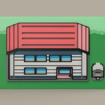 Khung Tranh Pokemon 2D Phong Cách Nhà Reds