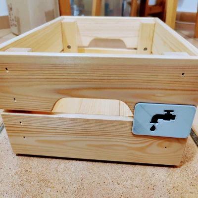 Nhãn dán cho hộp IKEA Knagglig