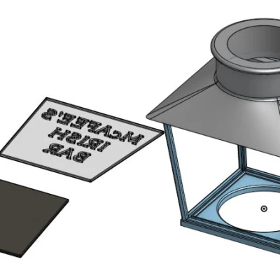 Đèn Trang Trí Sân Vườn Kiểu Quán Bar