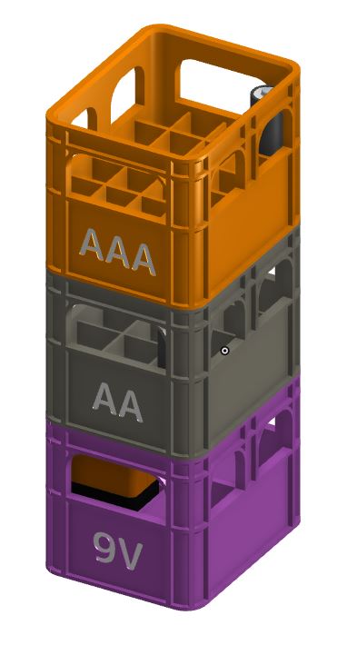 Thùng bia xếp chồng không cần khung