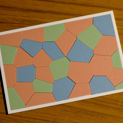 Câu Đố Voronoi: Thử Thách Trí Tuệ Lấy Cảm Hứng Từ Thiên Nhiên