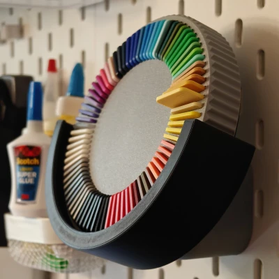 Đế Treo Móc Filament Swatch Display Lên Bảng Ikea Skadis