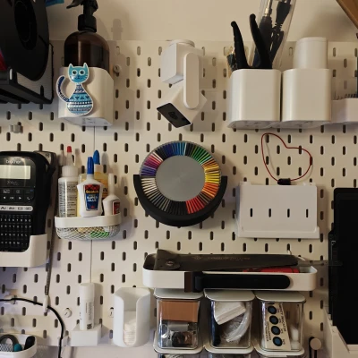 Đế Treo Móc Filament Swatch Display Lên Bảng Ikea Skadis