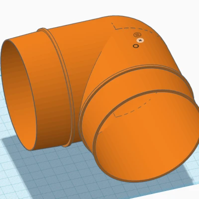 Co Lơi/Chia Ống Gió 100mm 90/135 Độ & 1-2/1-3 V2