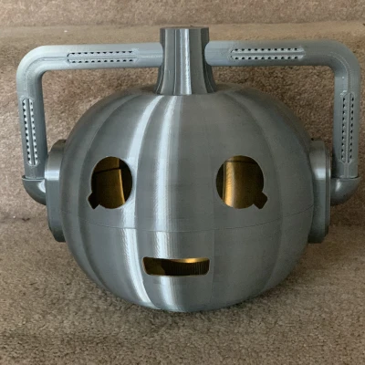 Cyber Pumpkin (Lấy cảm hứng từ Cybermen của Doctor Who)