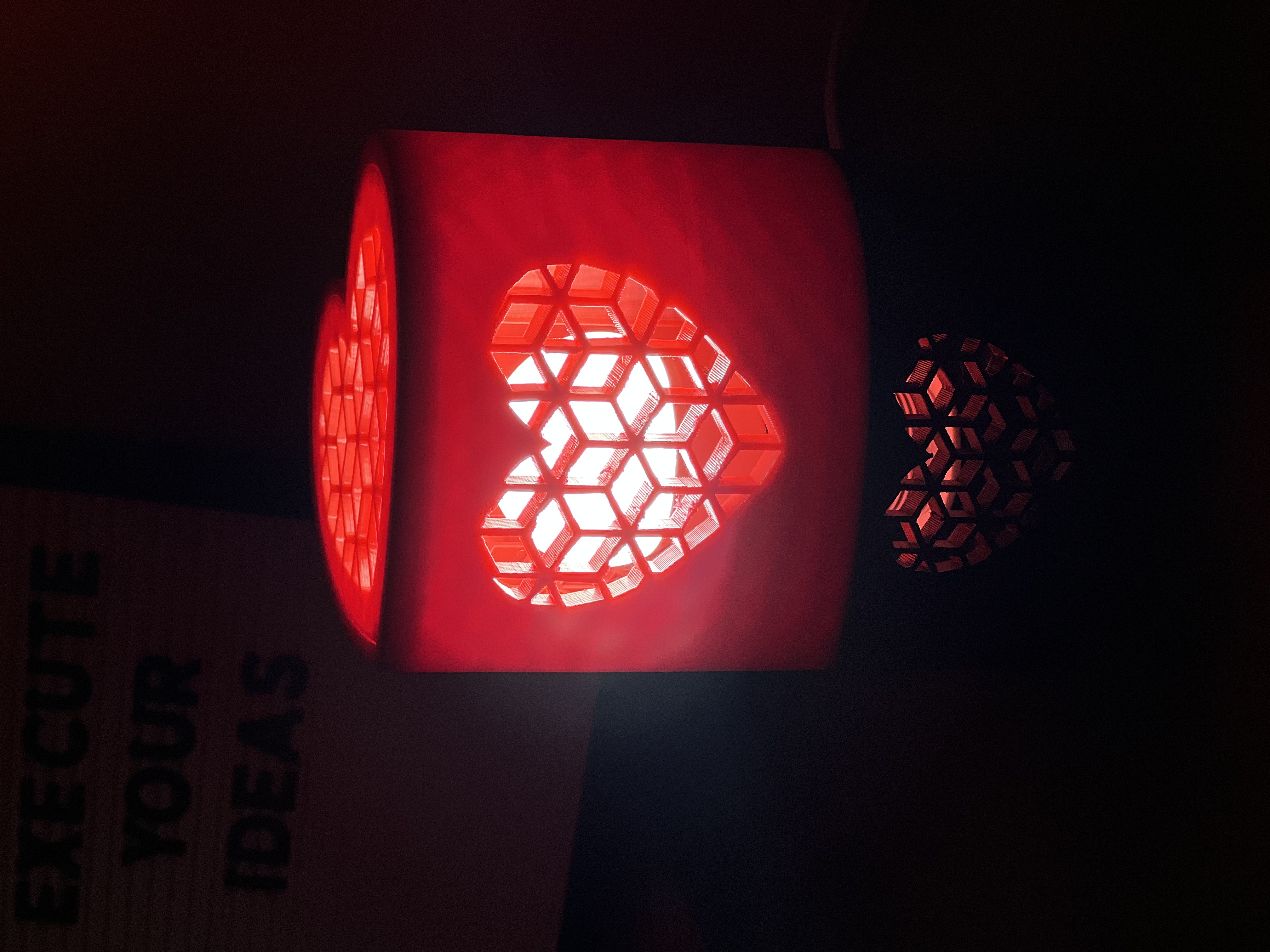 Đèn Hình Trái Tim - Remix Hộp Trái Tim Đơn Giản Có Nắp