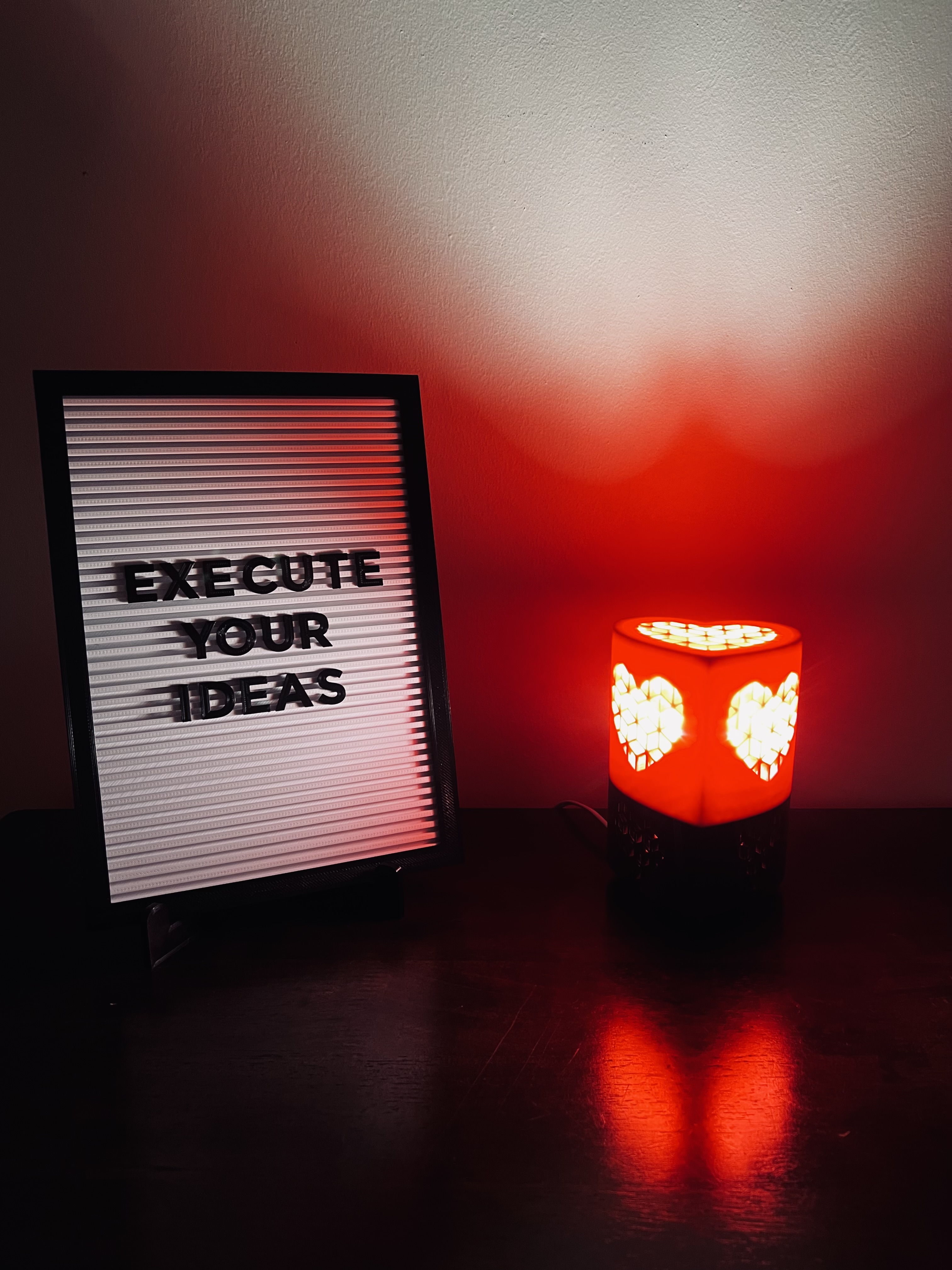 Đèn Hình Trái Tim - Remix Hộp Trái Tim Đơn Giản Có Nắp