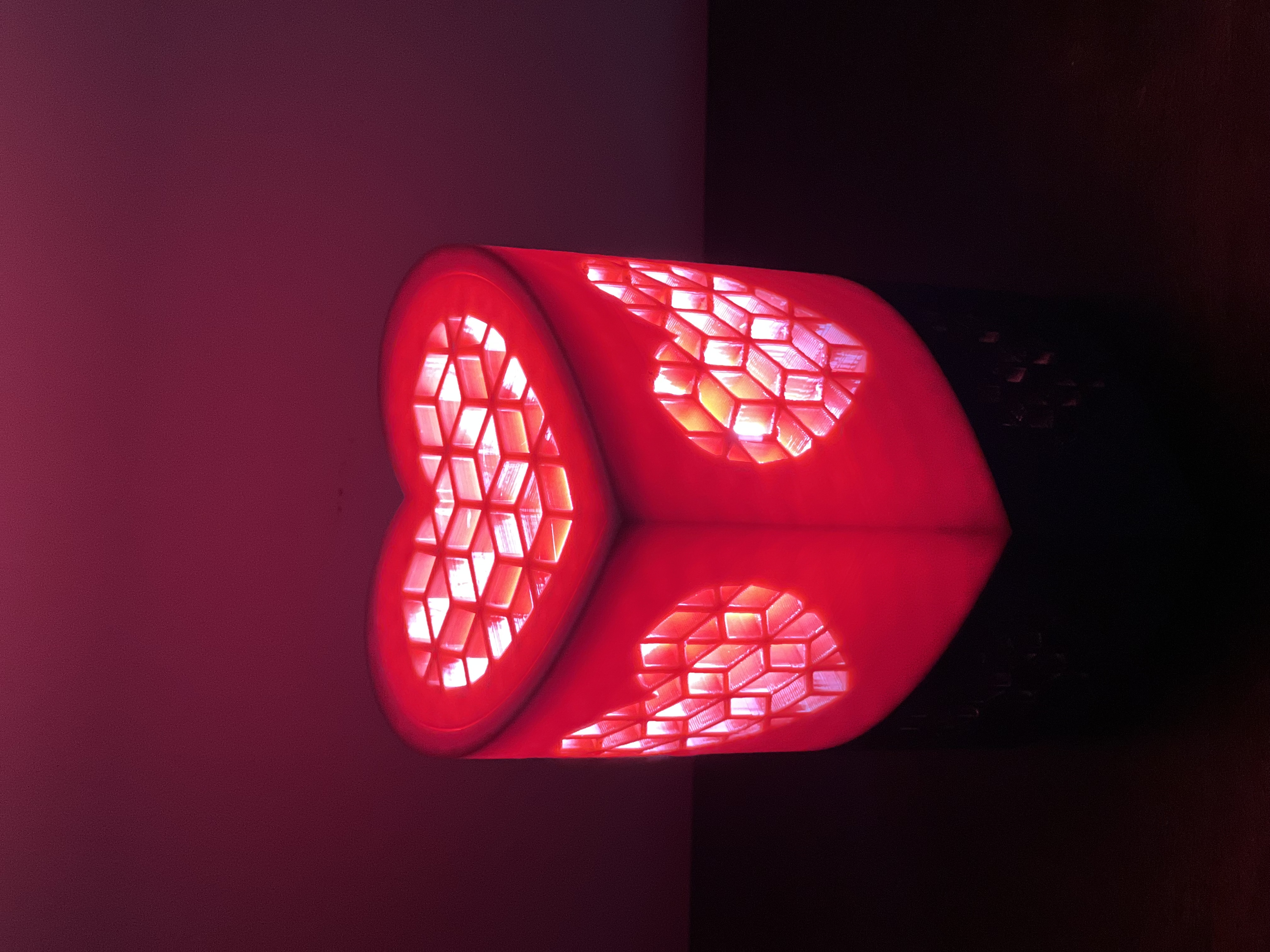 Đèn Hình Trái Tim - Remix Hộp Trái Tim Đơn Giản Có Nắp