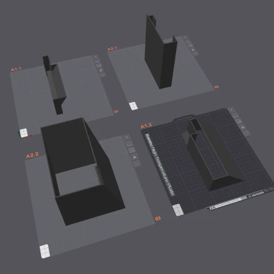 Ống dẫn khí Nguồn cho Fractal Design Torrent