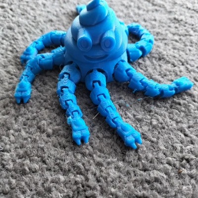 Xúc tu 8 Chân Vui Vẻ Quay Quay