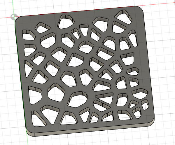 Đế Lót Ly Vuông Voronoi
