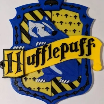 Huy hiệu Hufflepuff (In đa vật liệu)