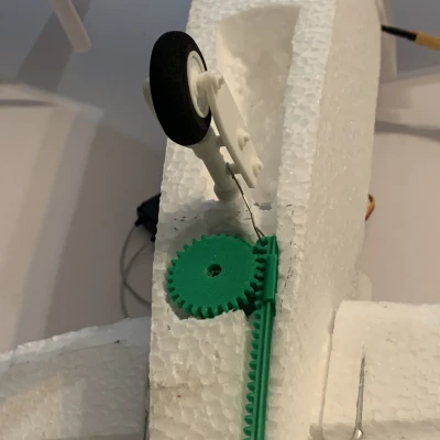 Càng đáp gập được cho máy bay RC có giảm xóc