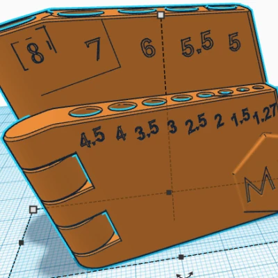 Kềm Lục Giác Gấp Gọn 8mm - 1.27mm