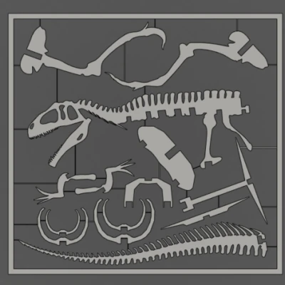 Bộ Thẻ Khủng Long Giganotosaurus