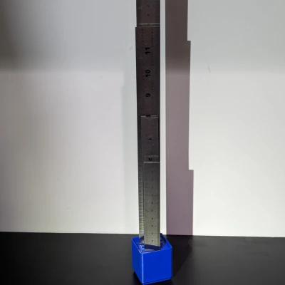 Giá đỡ thước kẻ dọc Gridfinity cho 4 thước