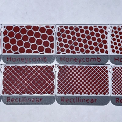 Mẫu Swatch Infill Cho PrusaSlicer