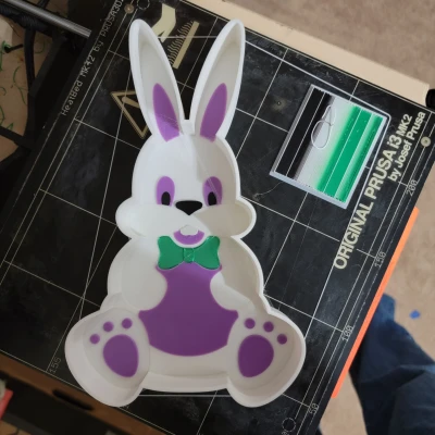 BÁT ĐỰNG KẸO HÌNH THỎ PHỤC SINH CUTE