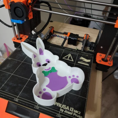 BÁT ĐỰNG KẸO HÌNH THỎ PHỤC SINH CUTE