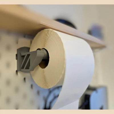 Kệ JIOSE Treo Máy In Nhãn Cho Tấm Skadis - Có Chỗ Để Cuộn Nhãn