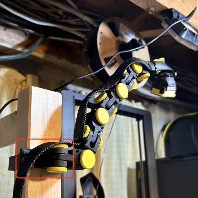 Móc Gắn Camera Raspberry Pi Khớp Nối Cho IKEA IVAR