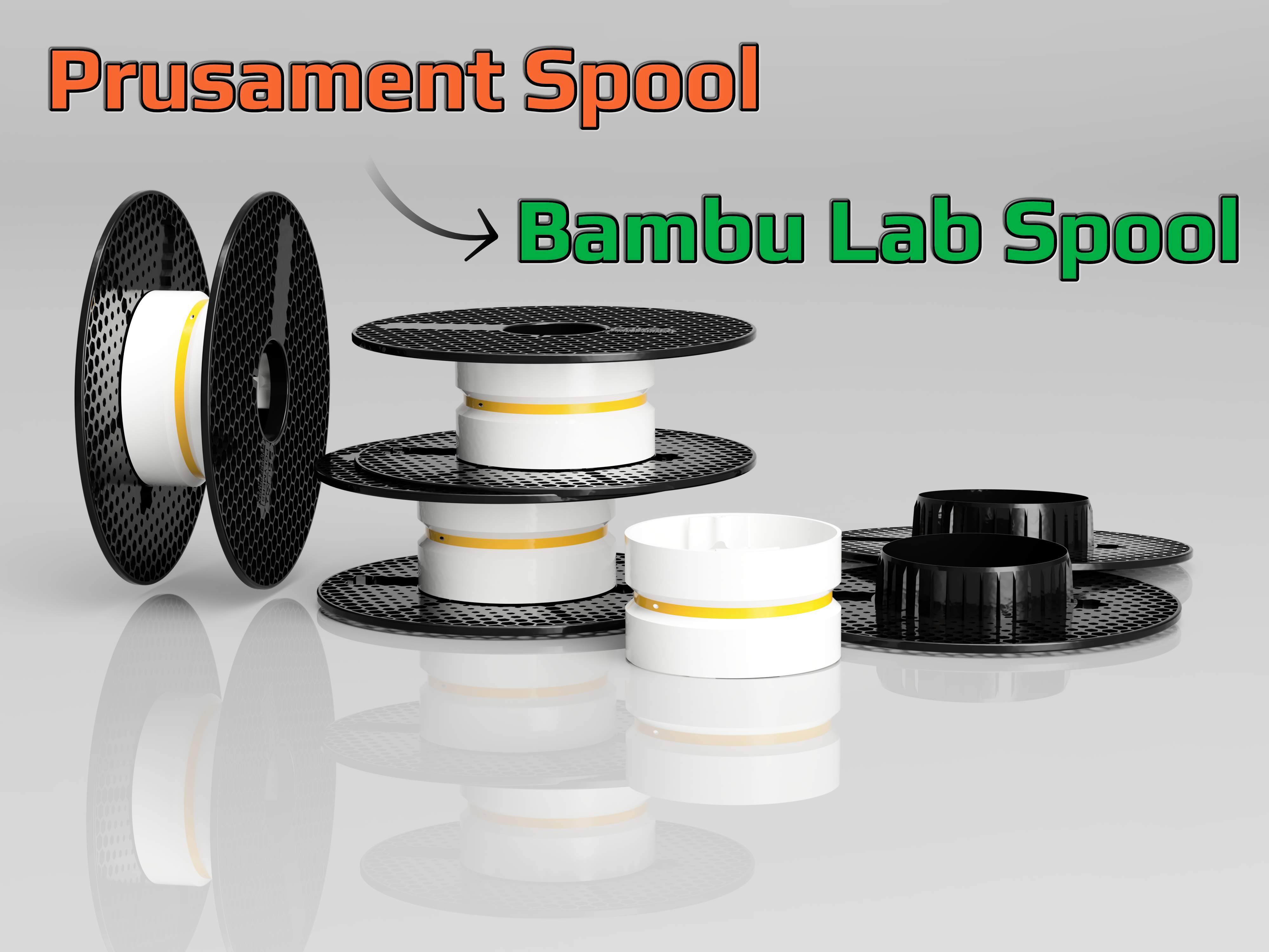Chuyển Đổi Cuộn Prusament Thành Cuộn Bambu Lab Cho AMS