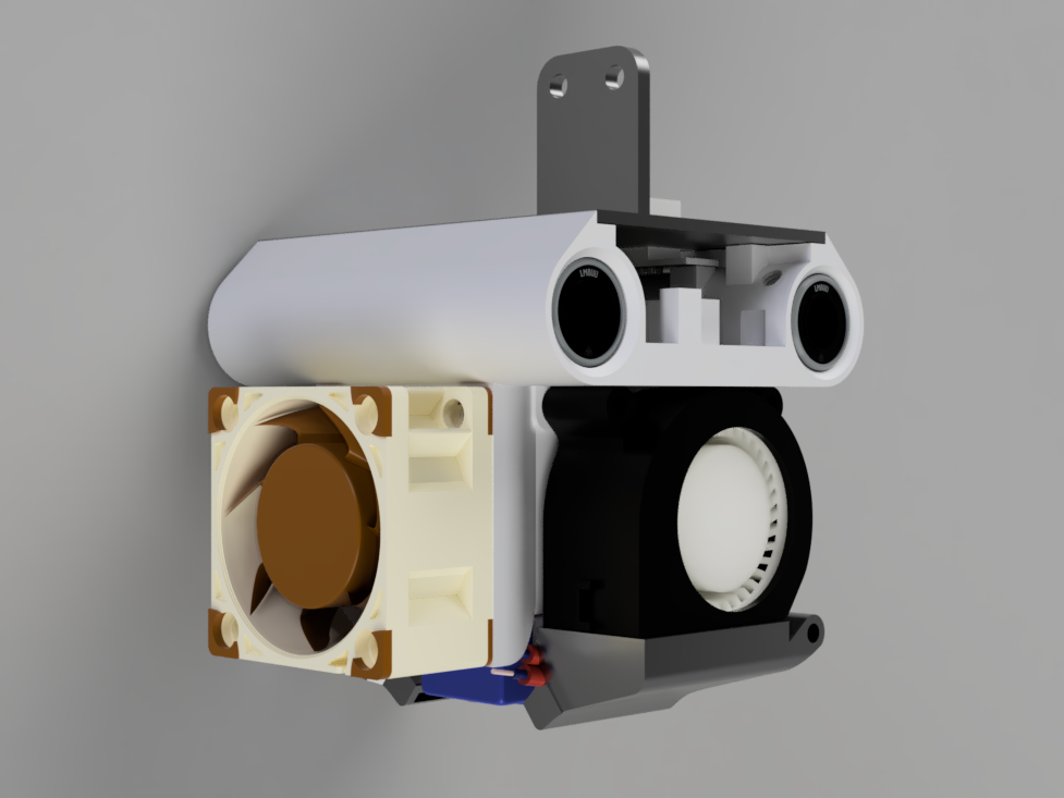 Carriage cho Flyingbear Ghost E3D V6 quạt 40mm MK2