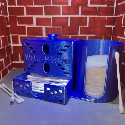 Hộp Đựng Tăm Bông / Q-Tips và Miếng Tẩy Trang