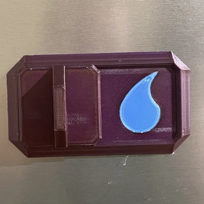 Biển báo nam châm siêu đơn giản: Máy rửa bát / Đổ đá / Tưới cây