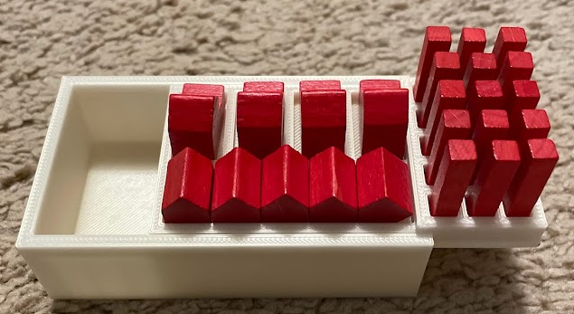 Mảnh Catan Pieces Lid V2 (khe đường sâu hơn)