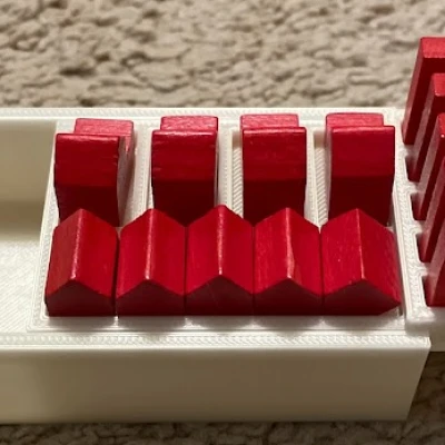 Mảnh Catan Pieces Lid V2 (khe đường sâu hơn)