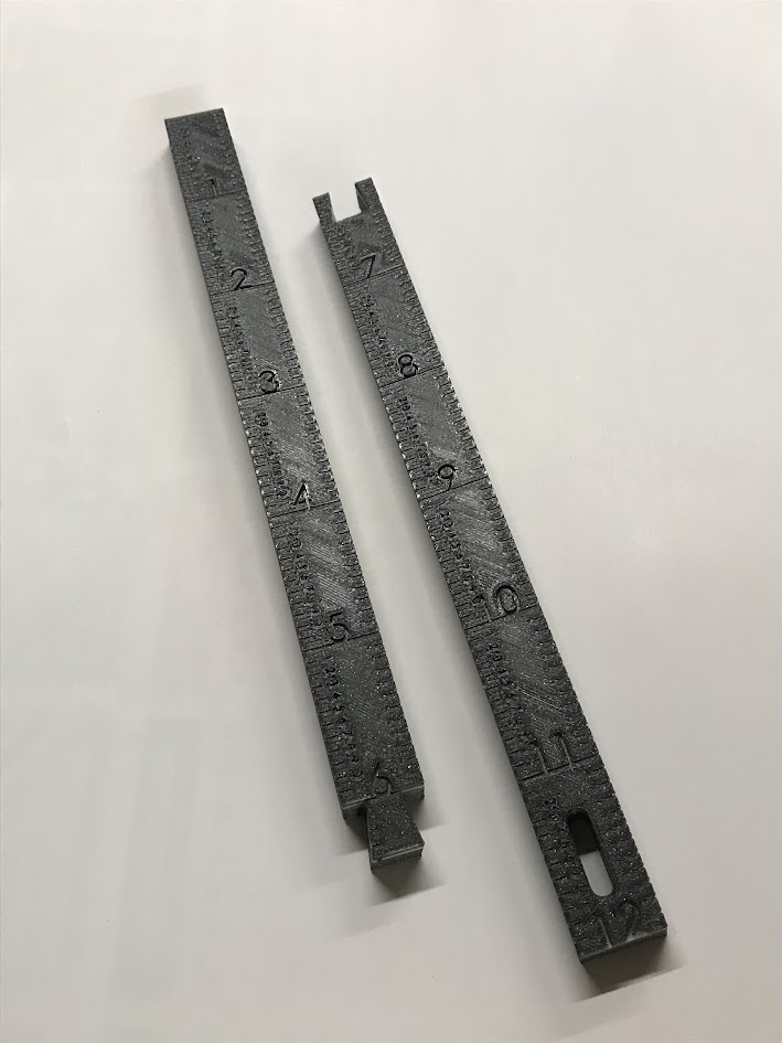 Thước Pied du Roi / Foot Pháp (324.84mm)