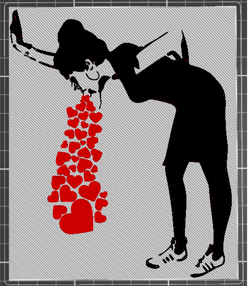 Trang Trí Tường "I Hate Valentines Day" Đa Sắc Màu