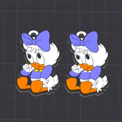 Móc khóa / Mặt dây chuyền Em bé Disney Dễ thương