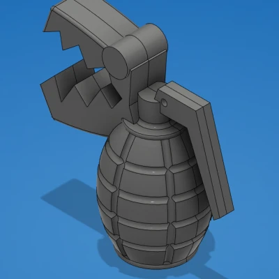 Lựu đạn Chomper của Jinx dùng cho Cosplay và Trang trí (LoL)