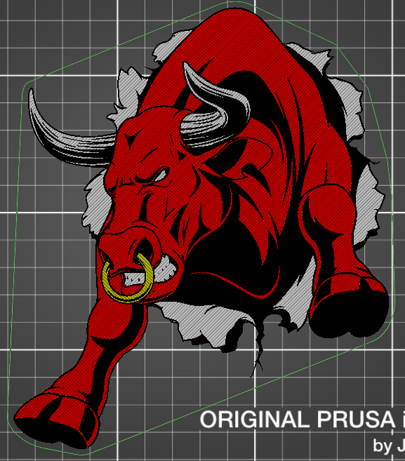 Bò Tót Giận Dữ - Trang Trí Tường Độc Đáo