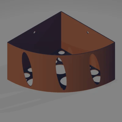 Kệ góc nhà tắm ver 1 / Polička do koupelny