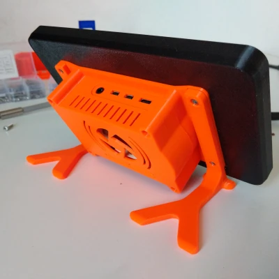 Vỏ màn hình cảm ứng 7" cho Raspberry Pi 4 + quạt bên trong