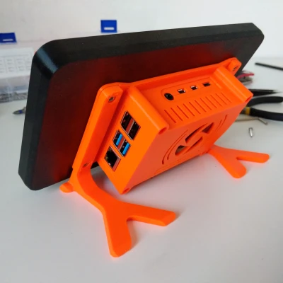 Vỏ màn hình cảm ứng 7" cho Raspberry Pi 4 + quạt bên trong